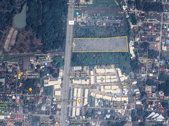Land For Sale On Hwy 1001 In San Sai, Chiang Mai - PC-SAN004-10351