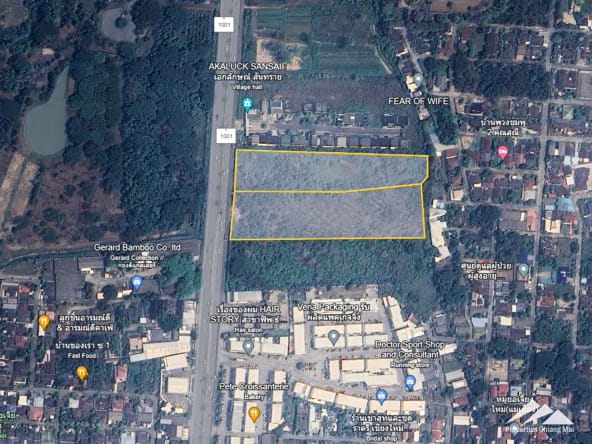 Land For Sale On Hwy 1001 In San Sai, Chiang Mai - PC-SAN004-10351