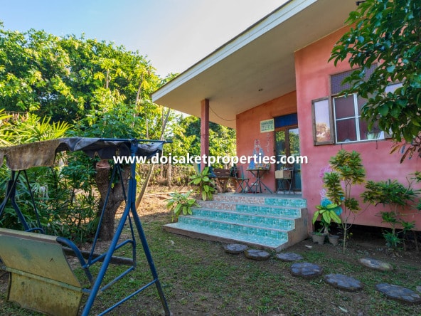 Doi Saket-DSP-(HS329-05) 5-Bedroom Family Home and Guest Bungalow with Gorgeous Gardens for Sale near Tao Garden in Luang Nuea