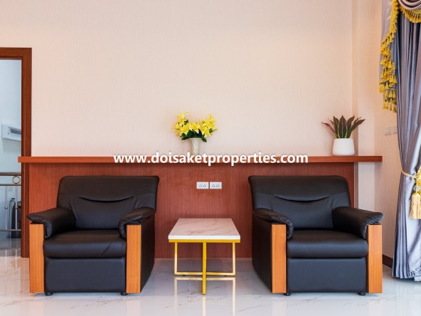 Doi Saket-DSP-(HS347-04) New Modern-Style Home with Swimming Pool and Views for Sale in Choeng Doi