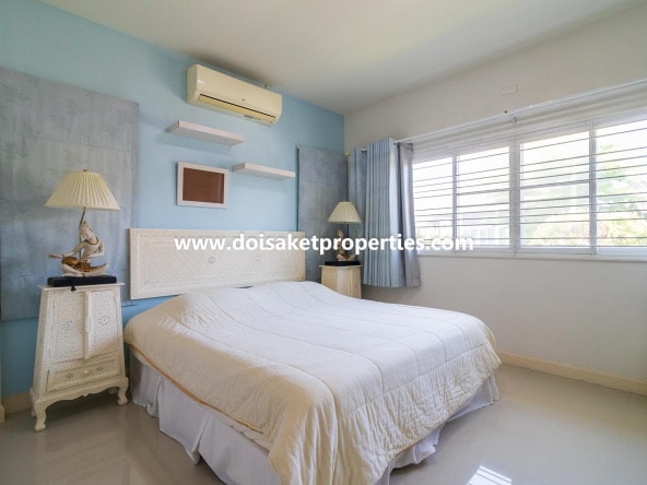 Doi Saket-DSP-(HS352-03) Nice 3-Bedroom Family Home in a Secure Moo Baan for Sale in San Pu Loei