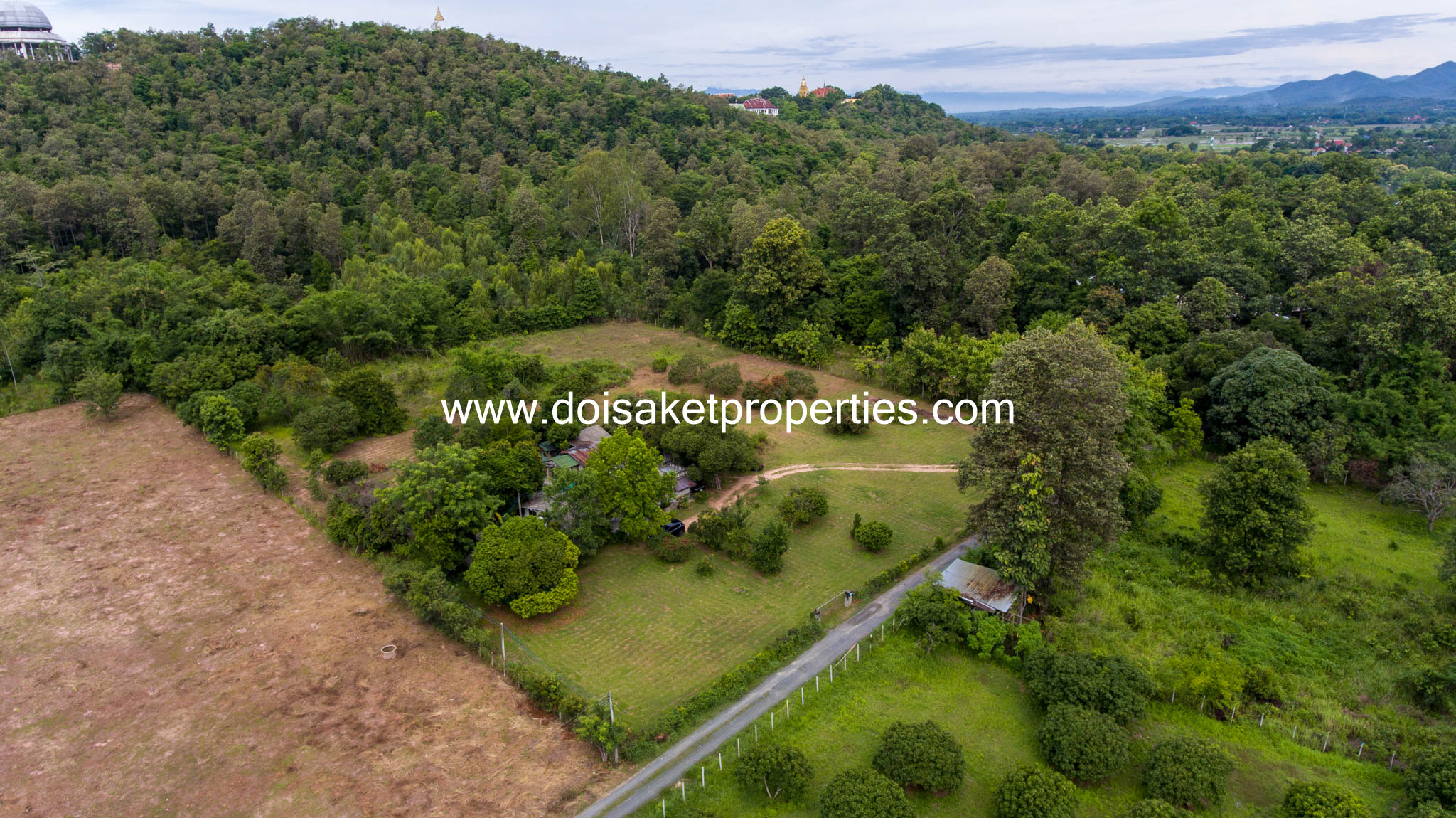 Doi Saket-DSP-(LS337-04) Nice 4+ Rai Plot of Land with Great Views for Sale in Doi Saket