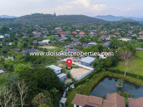 Doi Saket-DSP-(LS349-00) Excellent Half-Rai Ready-to-Build Plot of Land  for Sale in Choeng Doi