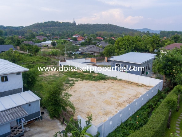 Doi Saket-DSP-(LS349-00) Excellent Half-Rai Ready-to-Build Plot of Land  for Sale in Choeng Doi