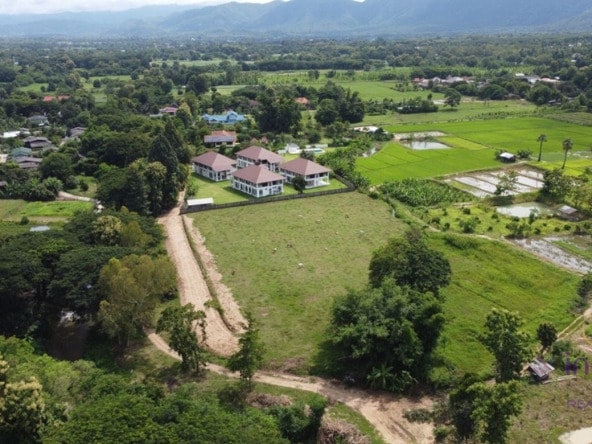 Land for sale with mountain view in Mae On