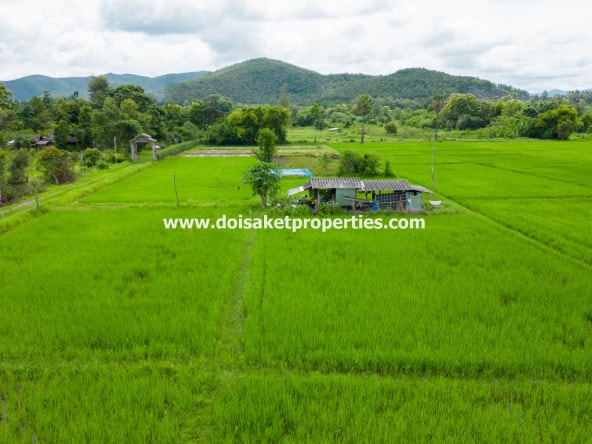 San Kamphaeng-DSP-(LS385-04) 4+ Rai of Land with Mountain Views for Sale in Huai Sai