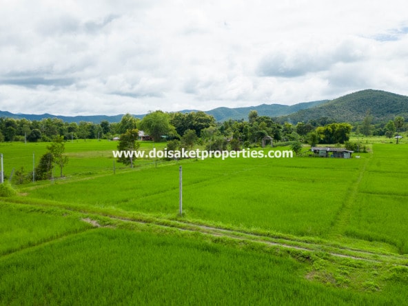 San Kamphaeng-DSP-(LS385-04) 4+ Rai of Land with Mountain Views for Sale in Huai Sai