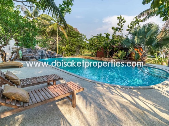 Doi Saket-DSP-(RS003-12) Eco-Resort on 12 Rai of Gorgeous Land for Sale in Chiang Mai Province