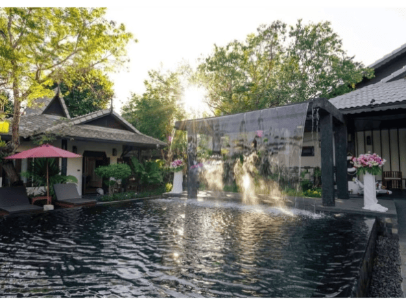 Invest in this thriving resort business in Chiang Mai with 2 Rai of land and 12 rooms. Don't miss this opportunity! Contact Chiangmai Properties Today.-CMP-220
